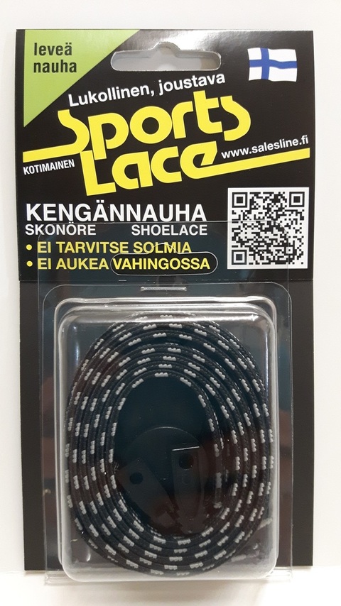 musta/hopea leveä