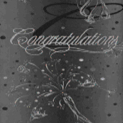 Congratulations - harmaa